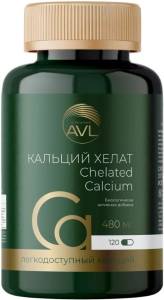 Кальций хелат БАД Алтайвитамины 120 капсул