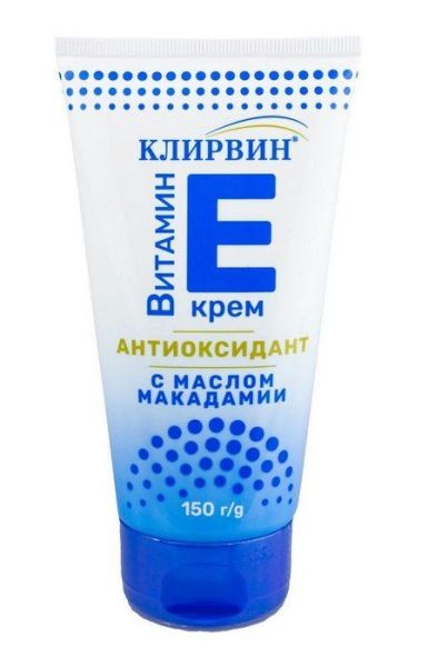 Изображение товара Клирвин антиоксидантный крем с витамином E и маслом макадамии 150г Клирвин антиоксидантный крем с витамином E и маслом макадамии 150г фотография