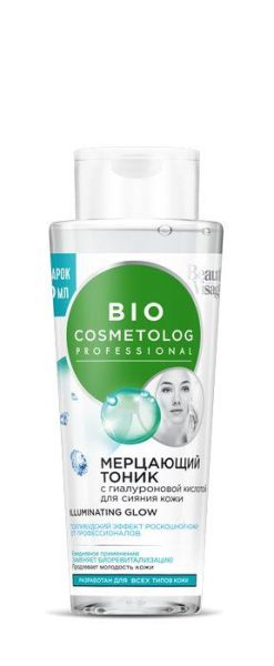 Изображение товара BioCosmetolog мерцающий тоник для лица с гиалуроновой кислотой Для Супер Сияния кожи 270мл BioCosmetolog мерцающий тоник для лица с гиалуроновой кислотой Для Супер Сияния кожи 270мл фотография